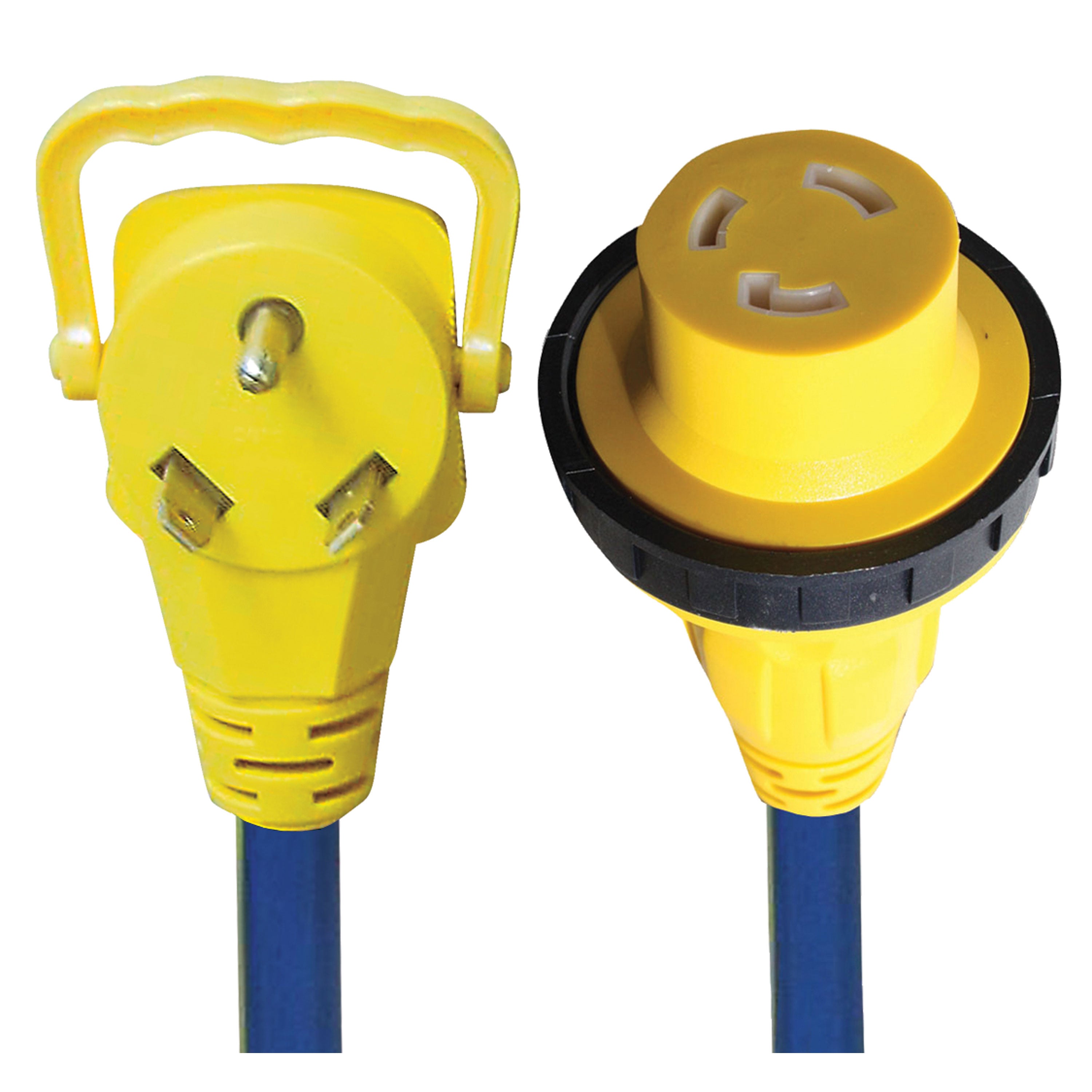 Voltec 16-00590 E-Zee Grip Locking Extension Cord - 2', 30 Amp