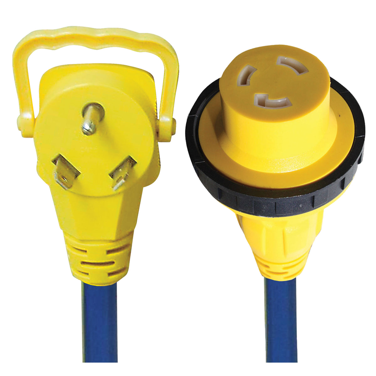 Voltec 16-00590 E-Zee Grip Locking Extension Cord - 2', 30 Amp