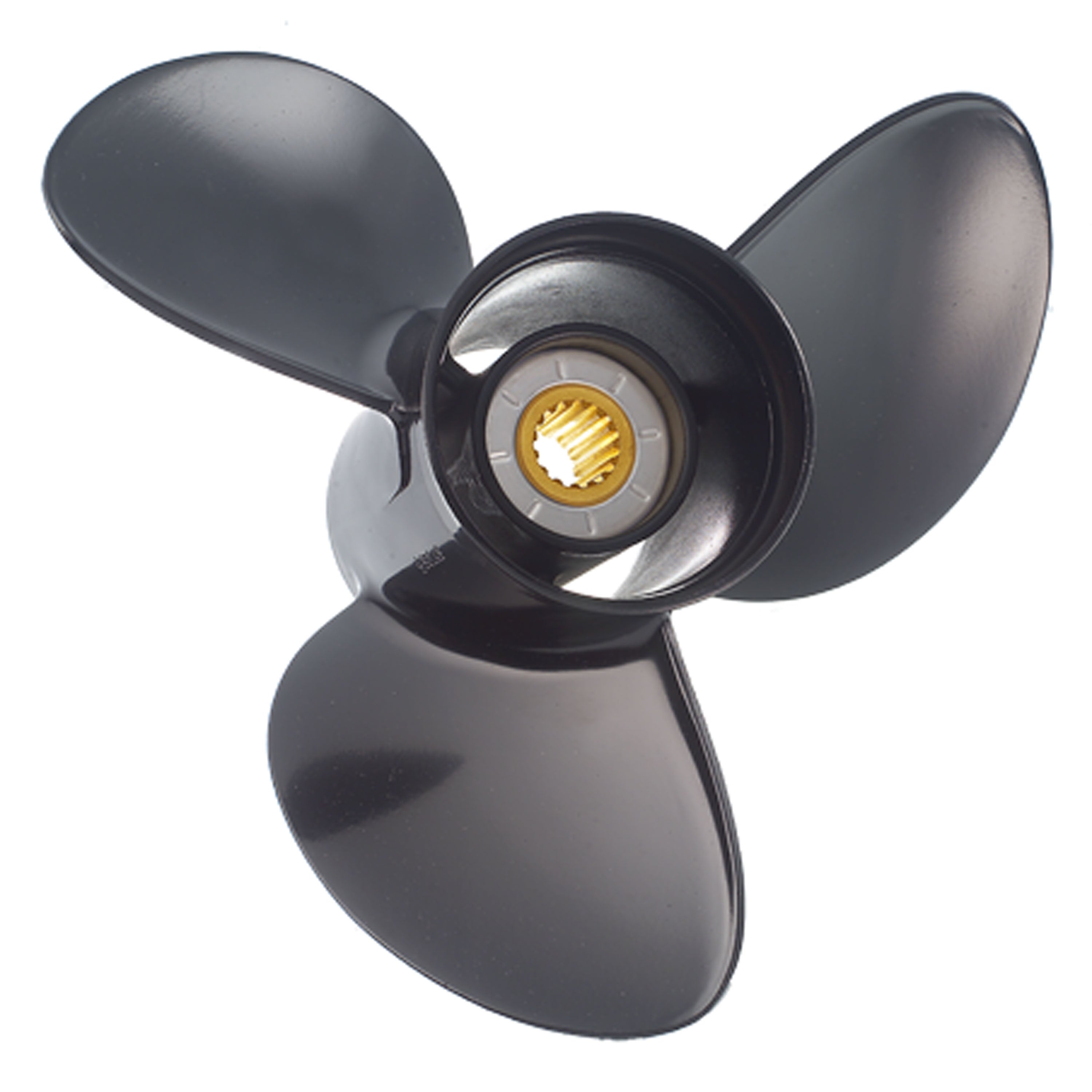 Solas 6411-135-14 Amita 3 Aluminum 3-Blade Propeller - RH, 13.5" Diameter x 14" Pitch x 15-Spline