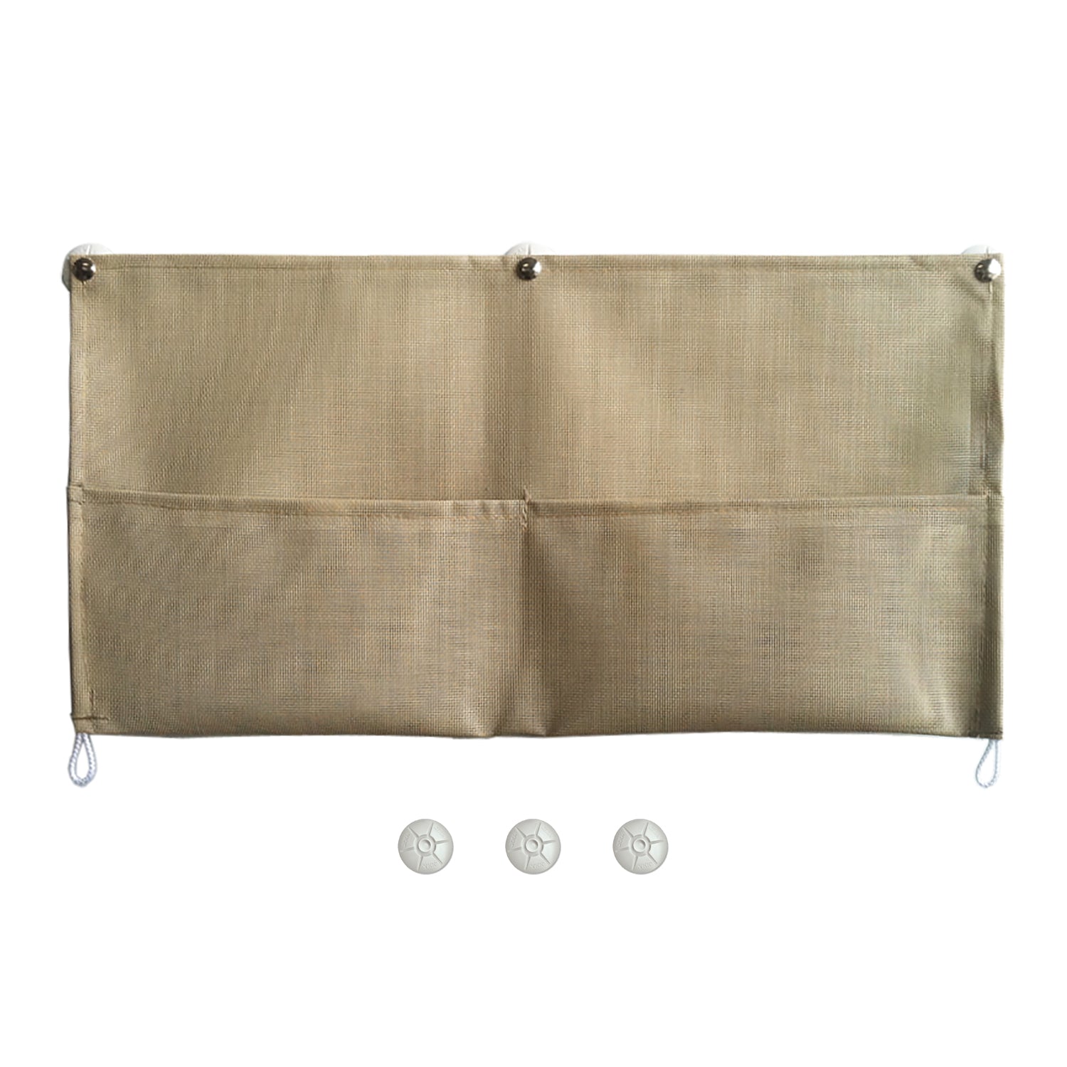 ObeCo OBPR1024BTXTSSD Get Wet Shower Organizer - 10" x 24", Beige