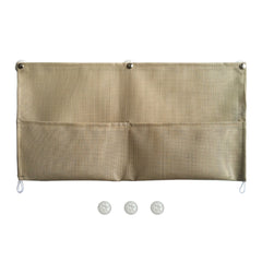ObeCo OBPR1024BTXTSSD Get Wet Shower Organizer - 10" x 24", Beige