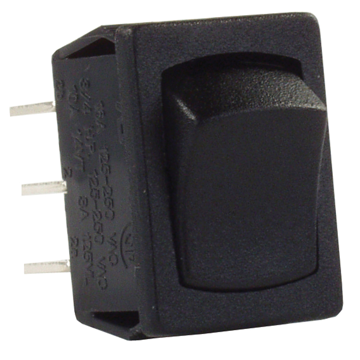 JR Products 12805 Mini On/On Switch - Black