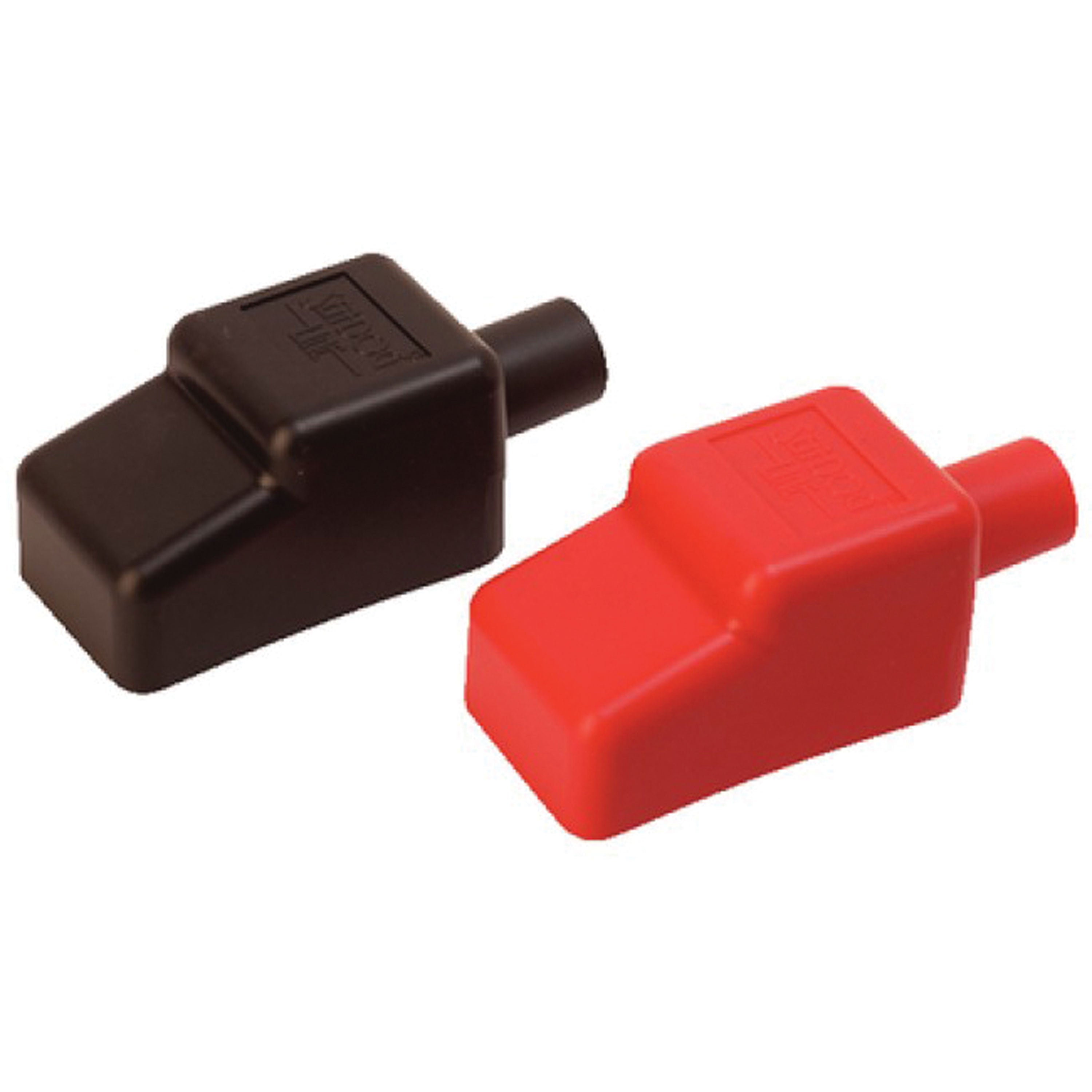 Sea-Dog 415110-1 1/2" Battery Terminal Covers - Red/Black, Packaged