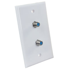 JR Products 47875 Dual Wall Plate