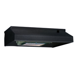 Ventline PC62-S30BC-2 PC Series Smooth 120V AC Range Hood - 12" x 30", Black