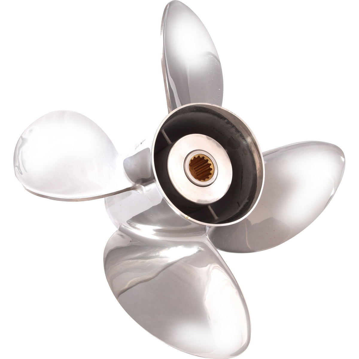 Solas 2553-140-20 HR Titan 4 Stainless Steel 4-Blade Propeller - RH, 14" Diameter x 20" Pitch