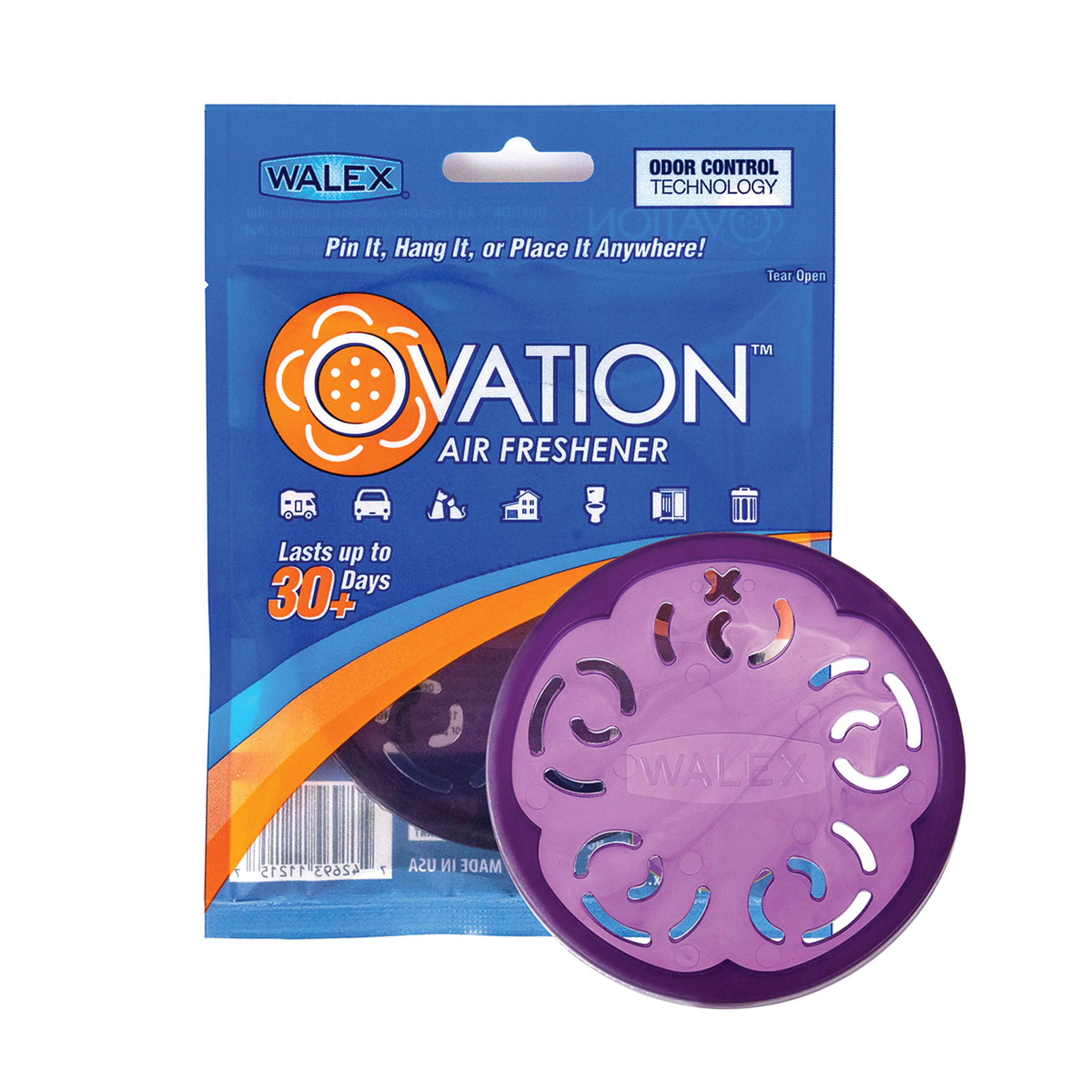 Walex OVAFLAV1 Portable Ovation Air Freshener - Lavender Scent, Single OVALVA1