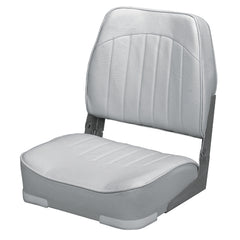 Wise 8WD734PLS-717 Low Back Economy Seat - Grey