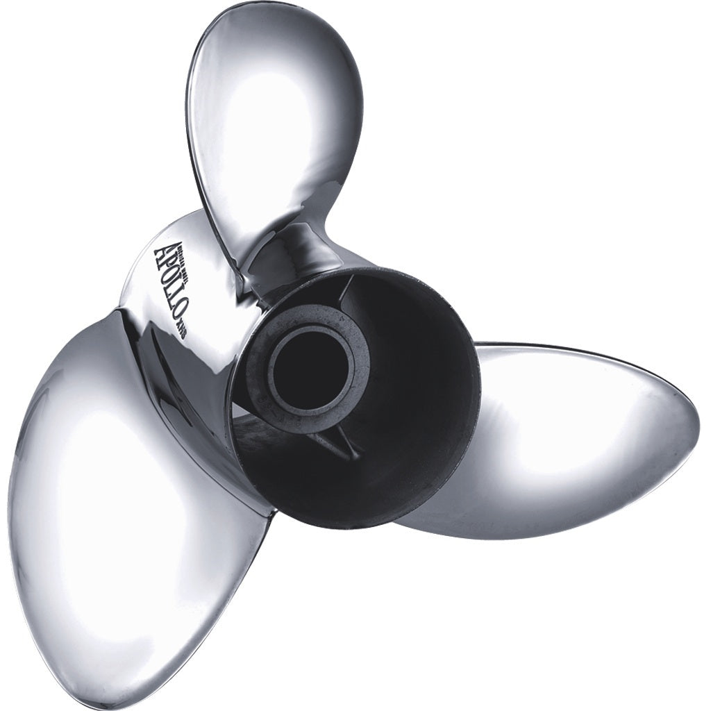 Michigan Wheel 993406 Apollo D-Series 3-Blade Stainless Steel Propeller - RH, 10-1/2" Diameter x 13" Pitch