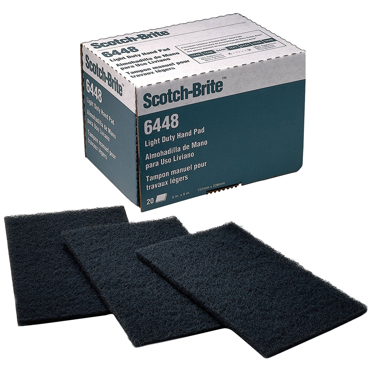 3M 6448 Scotch-Brite Light Duty Hand Pad
