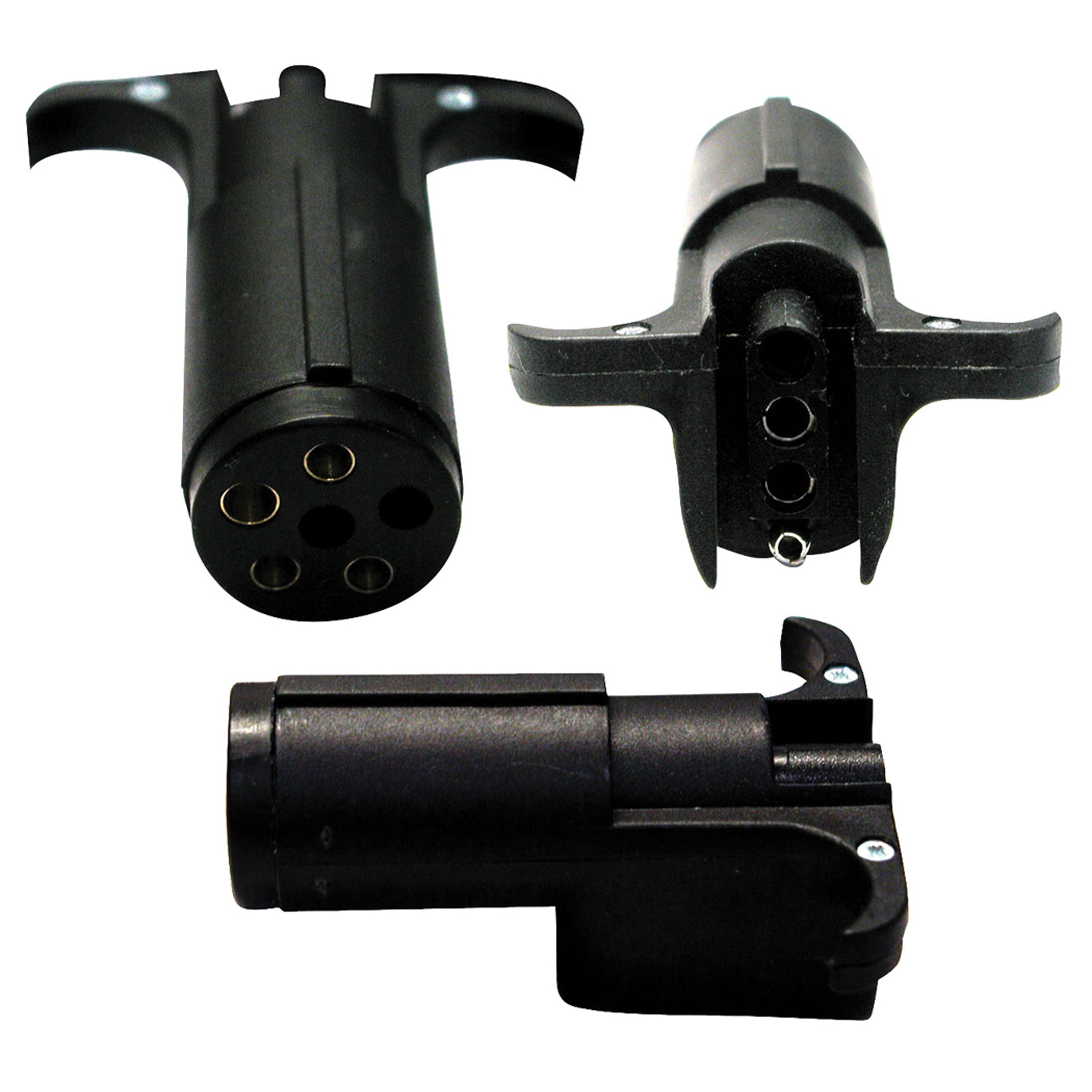 Peterson Manufacturing V5413 6-Way Round To 4-Way Flat Connector