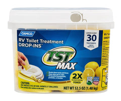 Camco 41577 TST MAX Lemon RV Toilet Drop-ins - 30/Bucket