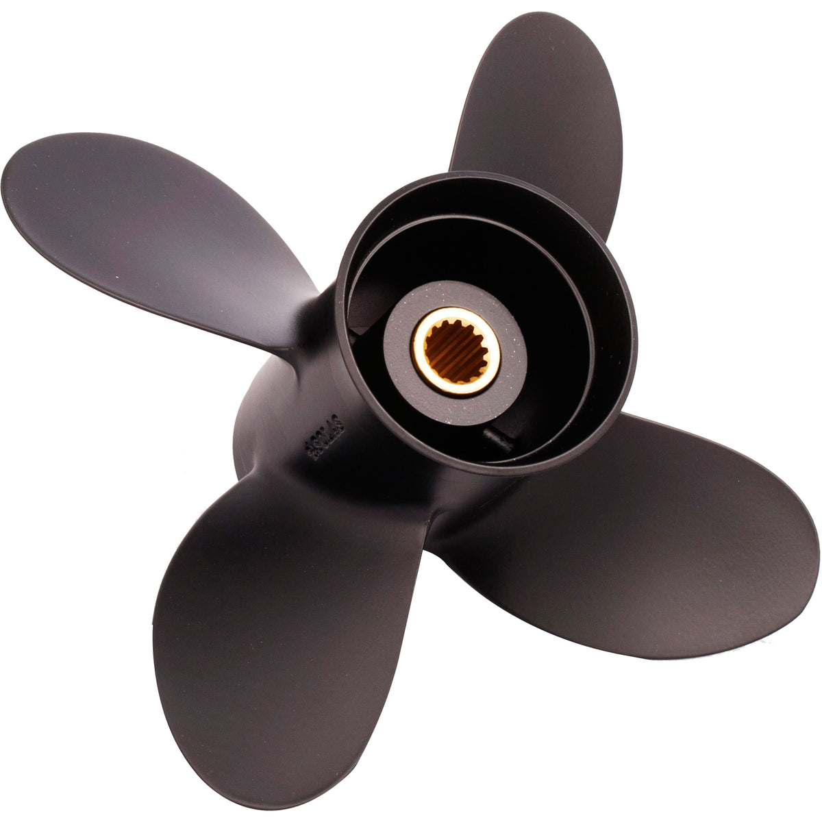 Solas 5113-093-07 Amita 4 Aluminum 4-Blade Propeller - RH, 9.25" Diameter x 7" Pitch x 14-Spline