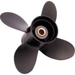 Solas 5113-093-07 Amita 4 Aluminum 4-Blade Propeller - RH, 9.25" Diameter x 7" Pitch x 14-Spline