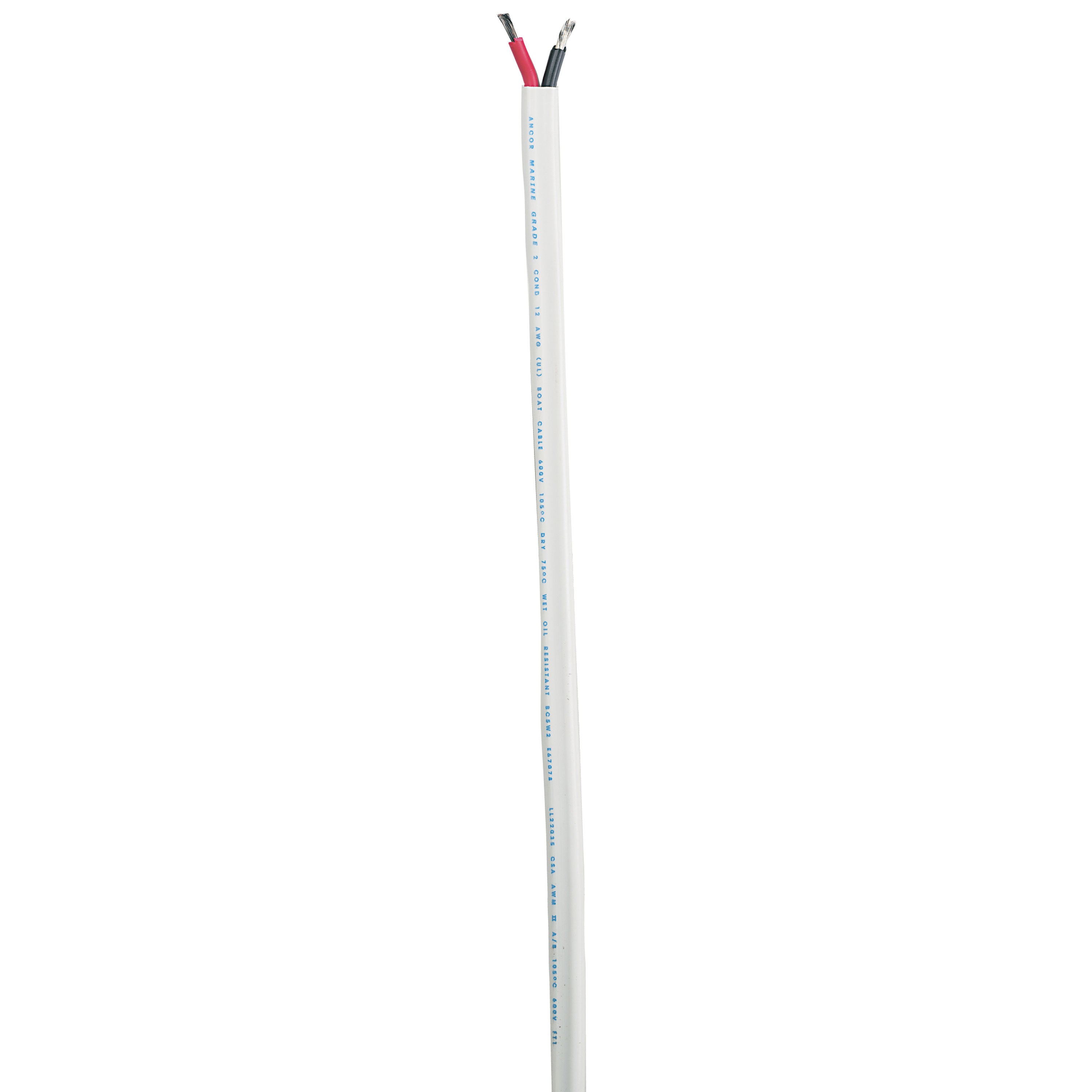 Ancor 121125 Flat Duplex Safety Cable - 10/2 (2x5mm), 250'