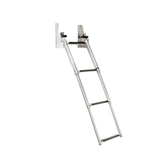 Whitecap S-1857 Stainless Steel Telescoping Transom Mount Ladder - 4-Step