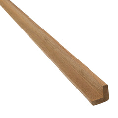 Whitecap 60843 Teak 1-3/16"H x 1-3/16"W L-Molding - 5' Length