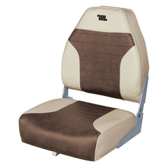 Wise 8WD588PLS-662 Plastic-Frame Seats - Sand/Brown