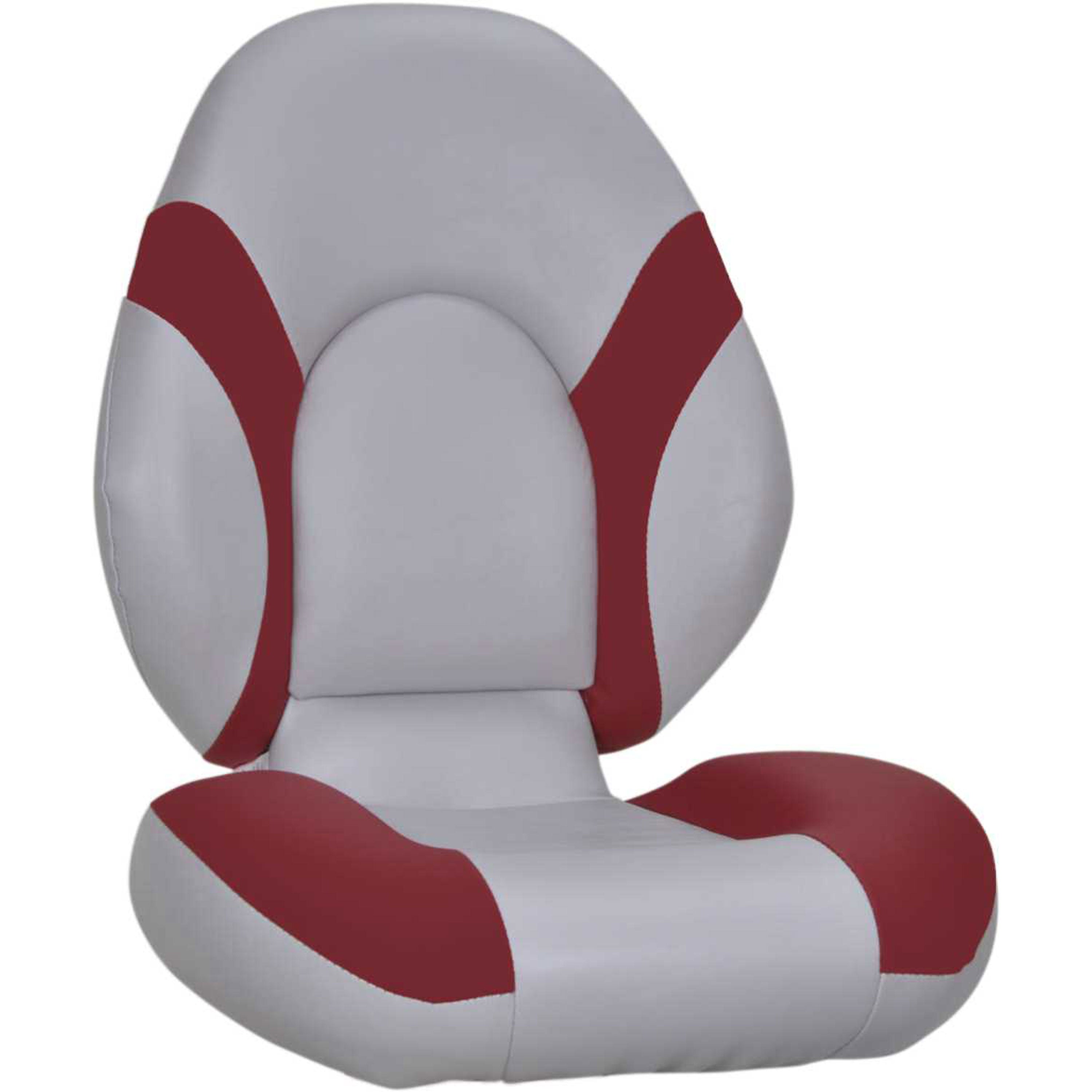 Suite Marine SM1010010111 Boat Seat Accent - Light Gray/Burgundy