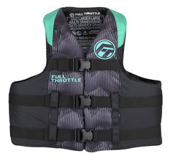Full Throttle 112200-505-050-22 Adult Nylon Life Jacket - Large/X-Large, Aqua