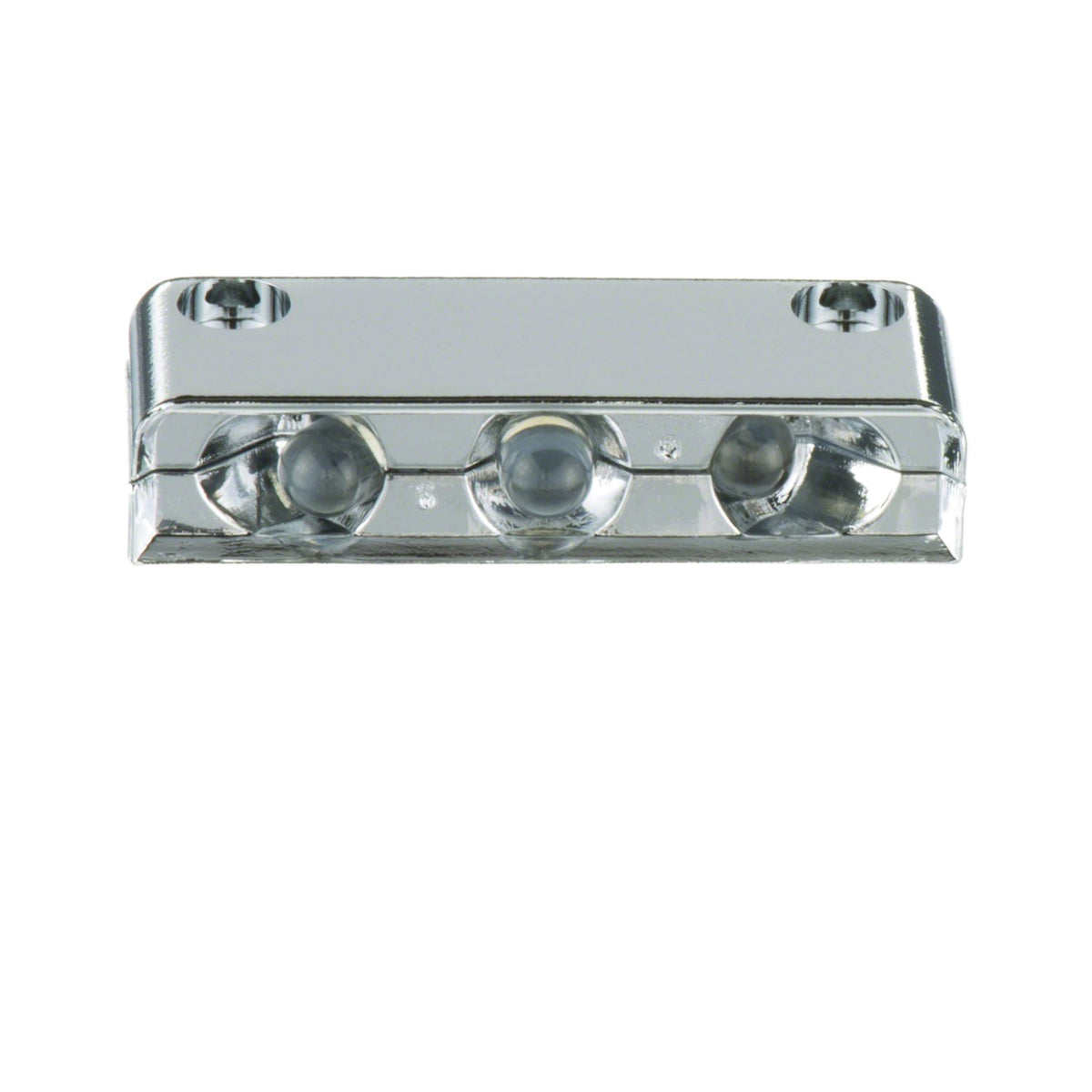 Innovative Lighting 003-5200-7 Surface Mount 3-LED Step Light - White, Chrome Case