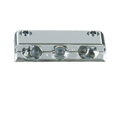 Innovative Lighting 003-5200-7 Surface Mount 3-LED Step Light - White, Chrome Case