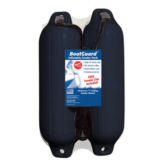 Taylor Made 31015B2P Fender Kit - 5" x 18", Black with Black Rope