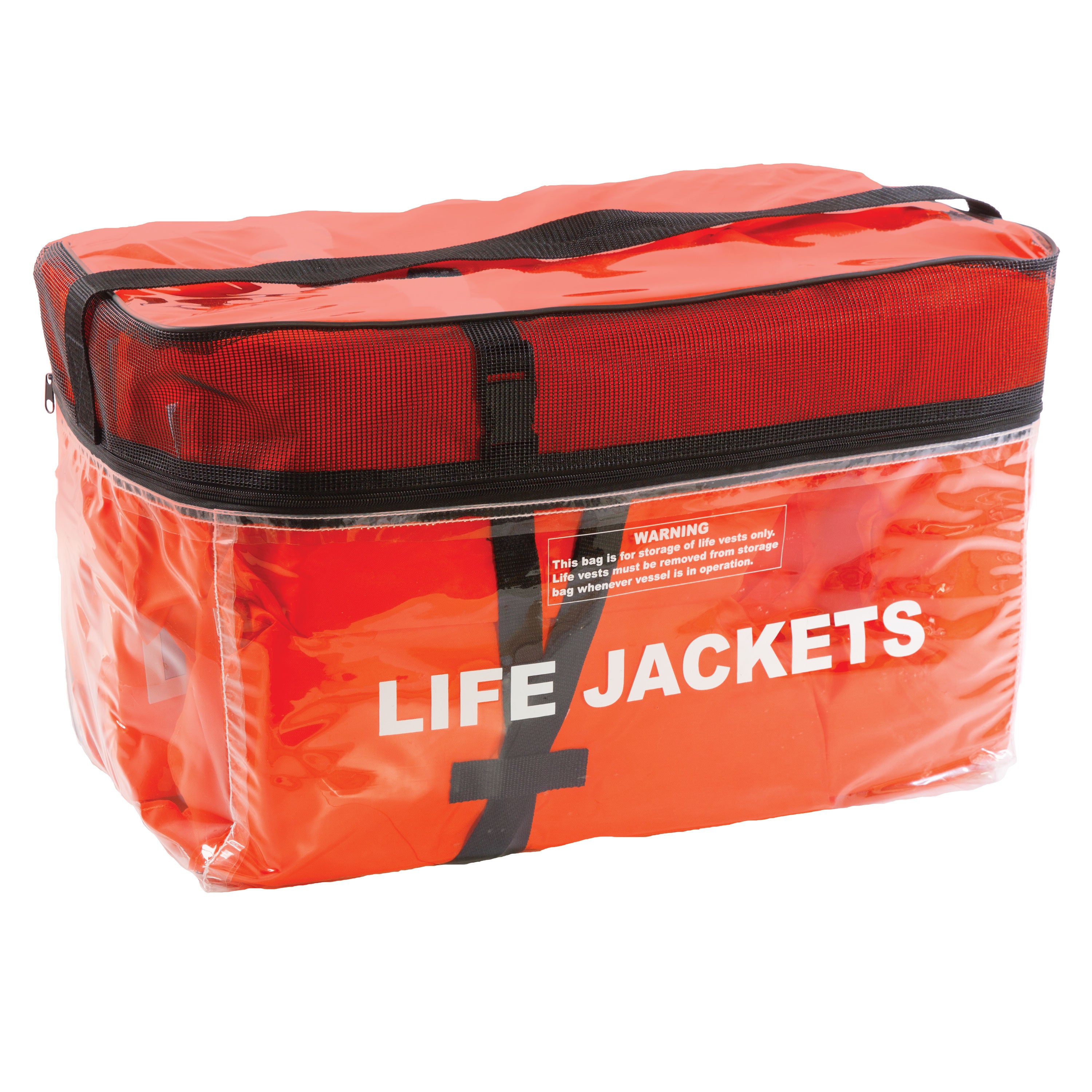 Airhead 10000-25-A-OR Type II Life Vest with Storage Bag - Pack of 4