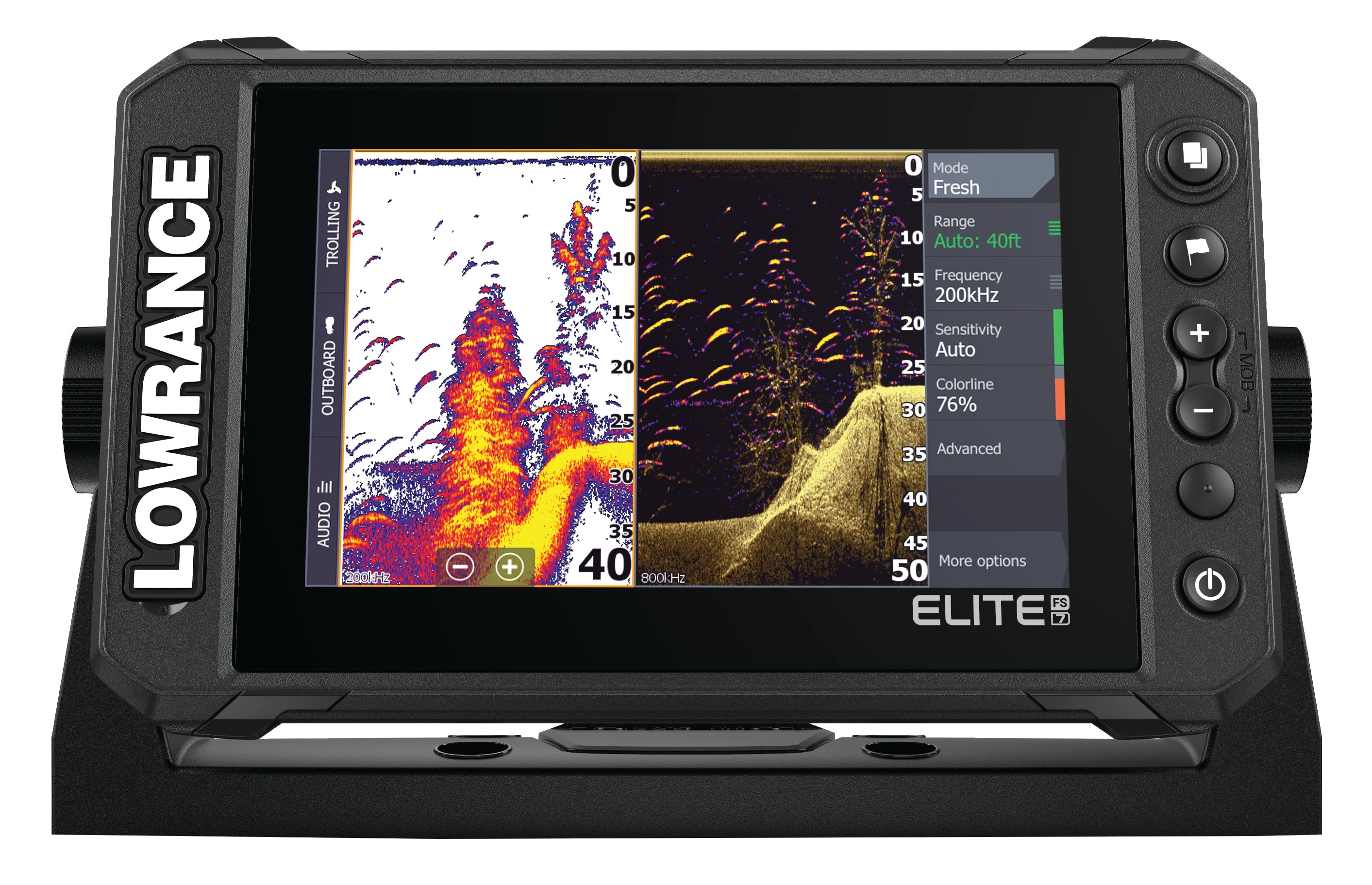 Lowrance 000-15885-001 Elite FS 7 All-Season Pack