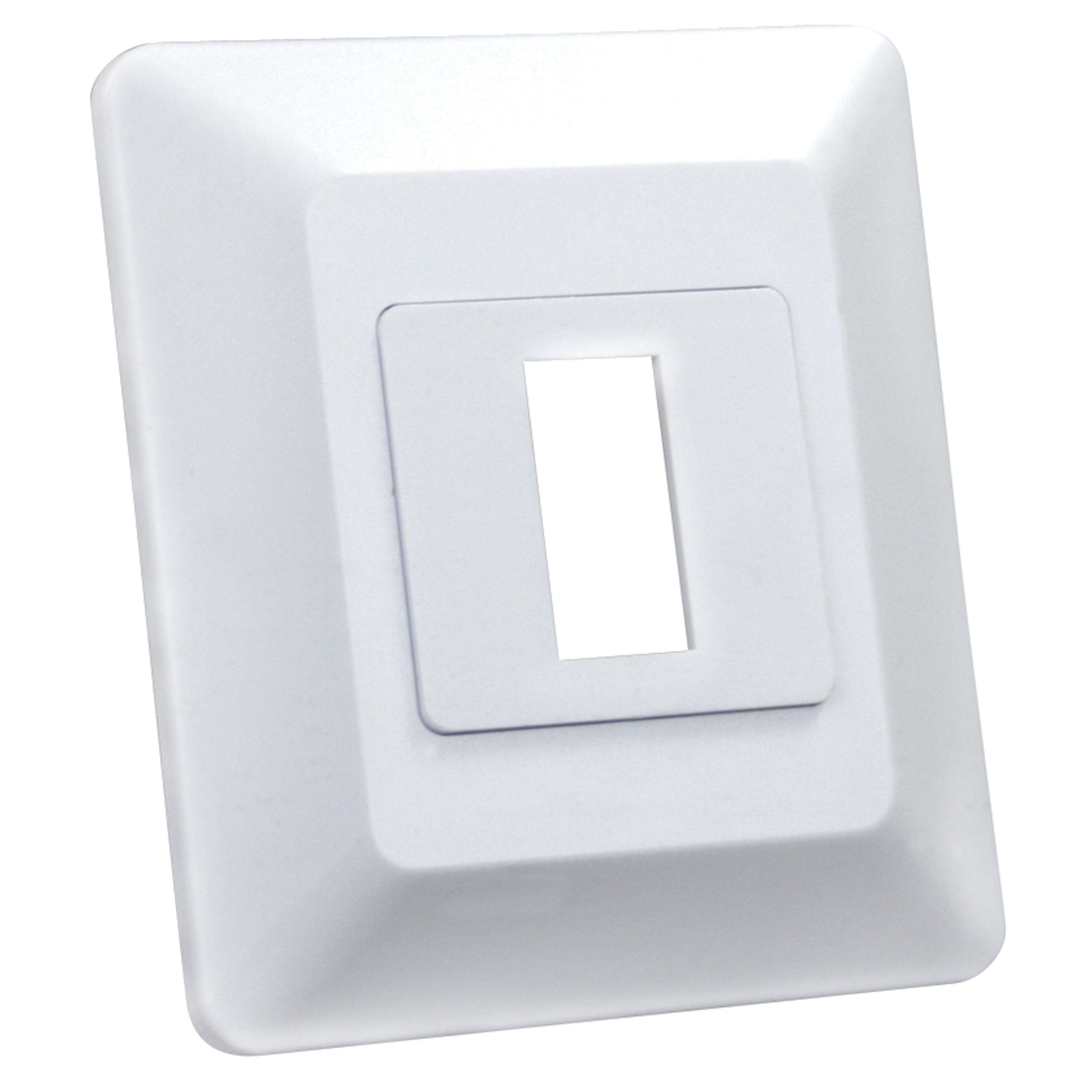JR Products 13605 Switch Base and Face Plate - Single