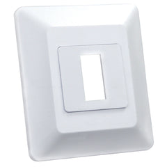 JR Products 13605 Switch Base and Face Plate - Single