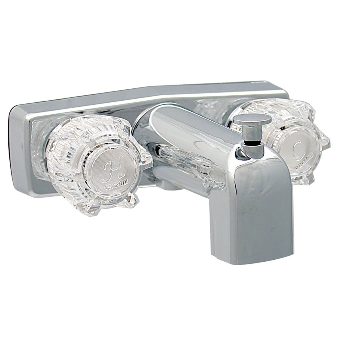 Phoenix Faucets PF213336 Two-Handle 4" Tub/Shower Diverter Faucet with Shower Head Kit - Brass, Chrome