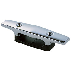 Perko 1306DP2CHR Chrome-Plated Open Base Cleat with Black Polymer Base - 6" Length