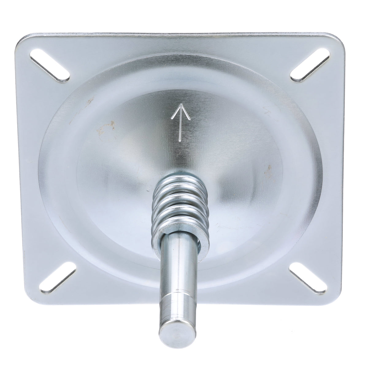Attwood 1002 Lock'N-Pin 3/4" Pin Seat Mount - Zinc Plated Steel, 3Â° Tilt, 2-3/4" Steel Pin with Spring