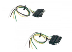 Hopkins 48175 4 Flat Set (12" Vehicle Side, 12" Trailer Side)