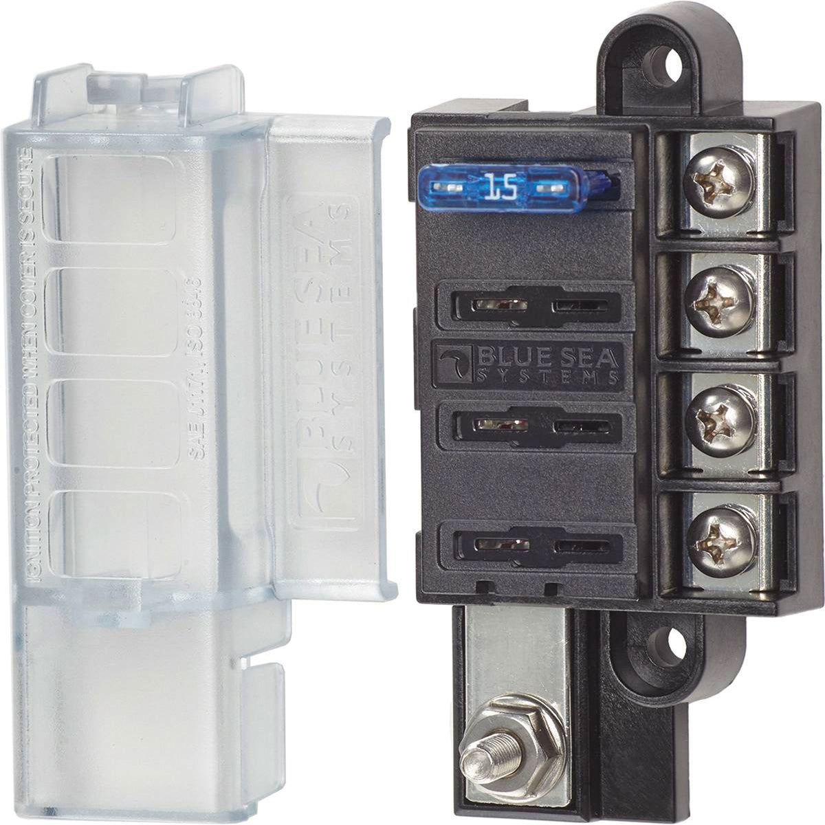 Blue Sea Systems 5045 Fuse Block St Blade Mini 4 Cir- 5045-BSS