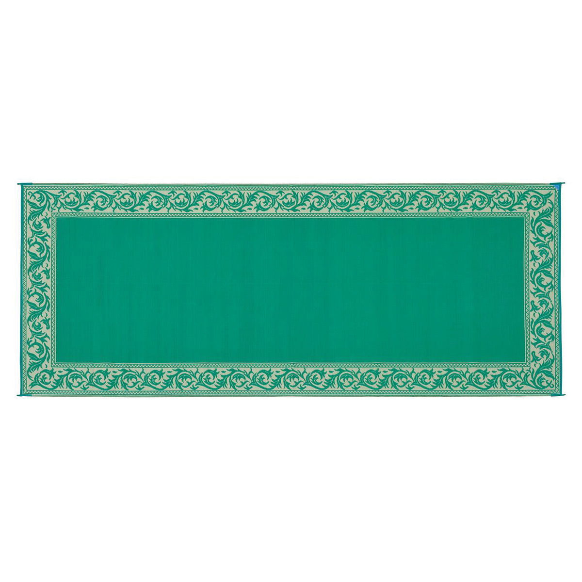 Ming's Mark RC4 Stylish Camping Reversible Classical Patio Mat - 8' x 20', Green/Beige