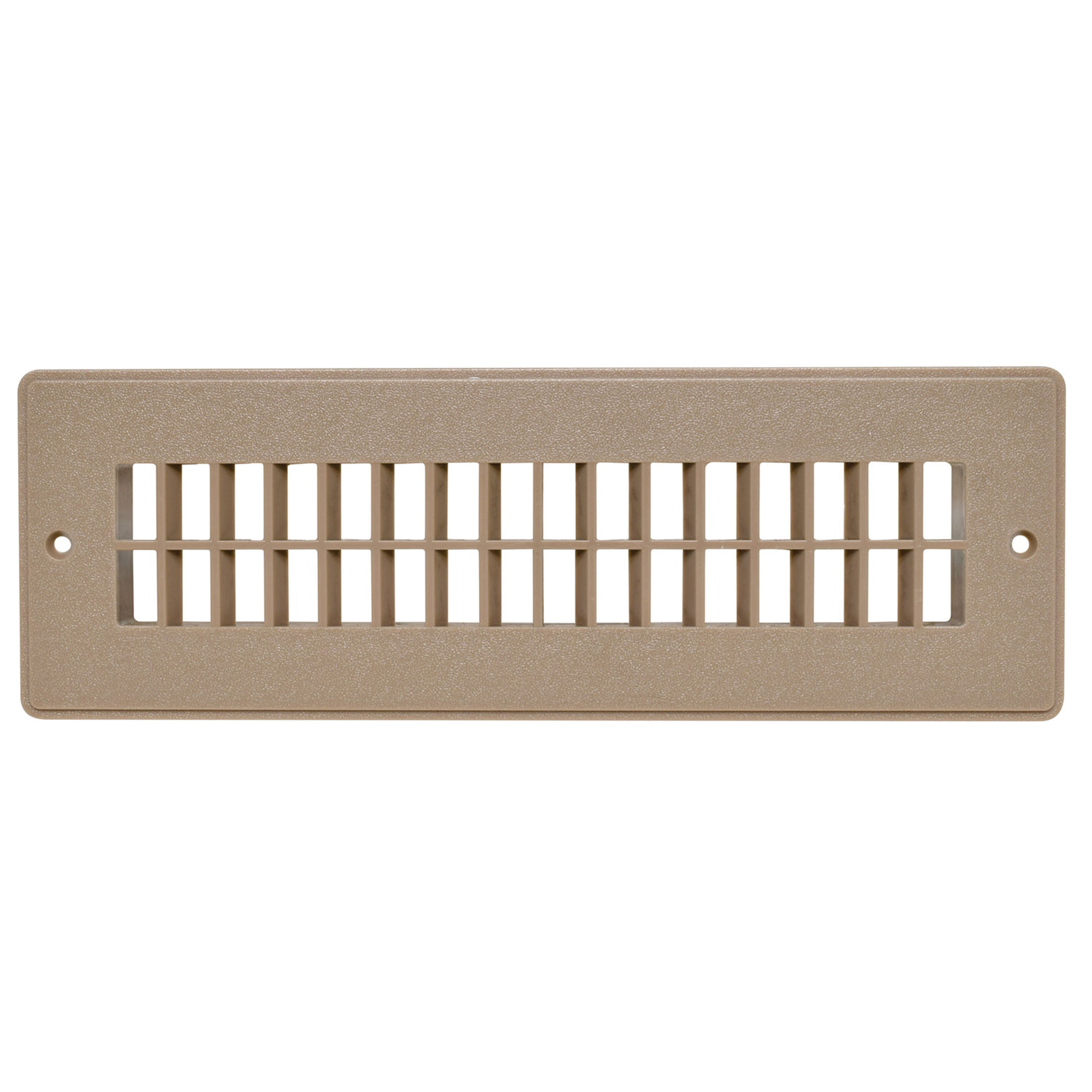 Valterra A10-3365VP Heating and A/C Floor Register - 2-1/4" x 10", Light Brown