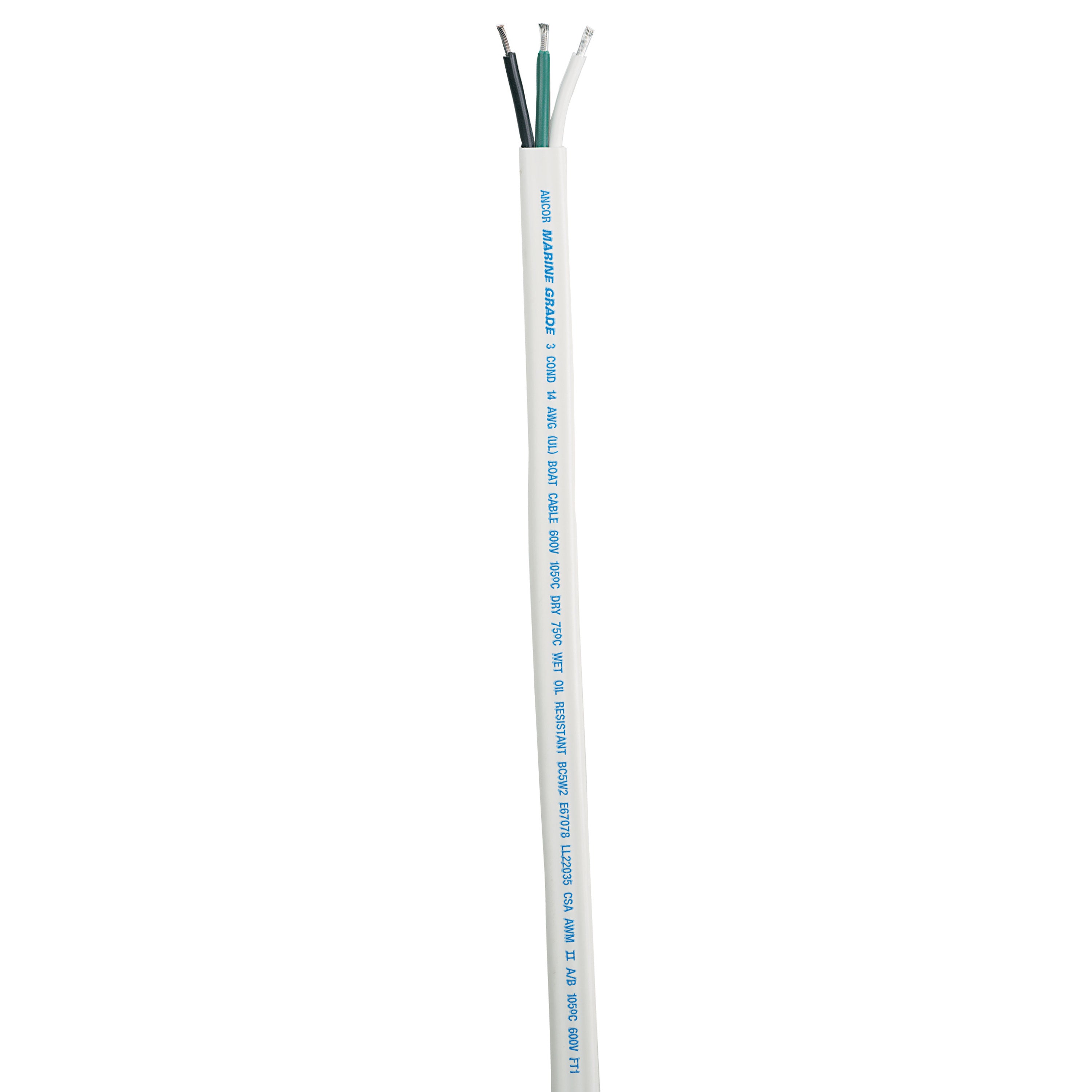 Marinco 131110 Triplex Cable - 10/3 (3x5mm), 100'