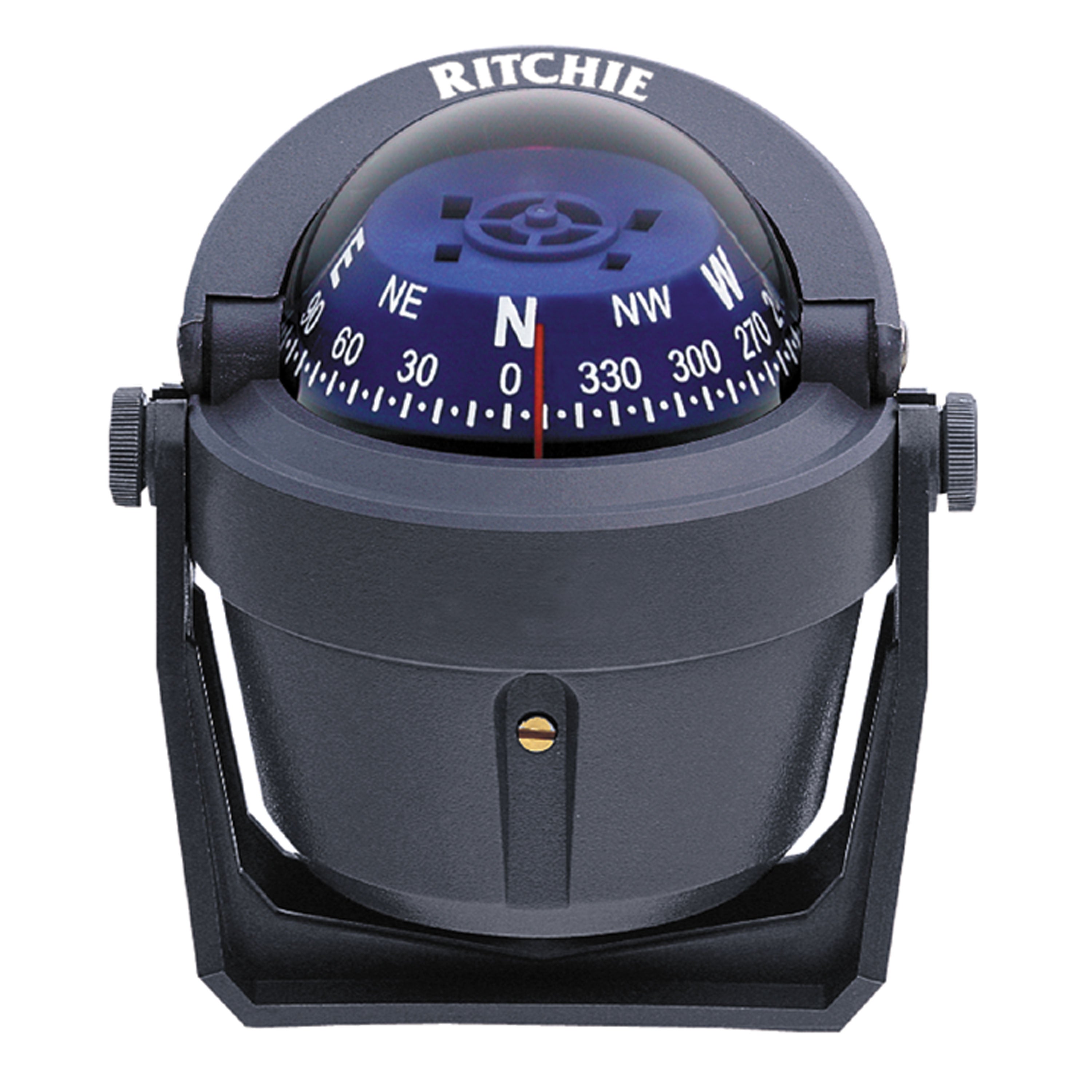 Ritchie Navigation B-51G Explorer Compass - 2-3/4", Gray with Blue Dial