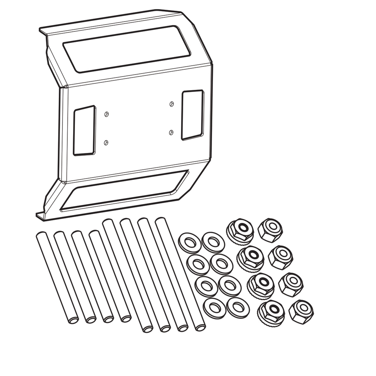 Humminbird 740177-1 Reinforced In-Dash Mounting Kit for SOLIX 15