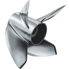 Michigan Wheel 963523 Ballistic XL A-Series 4-Blade Stainless Steel Propeller - RH, 14-1/8" Diameter x 23" Pitch