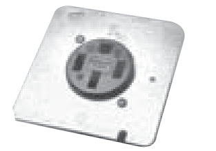 Midwest Electric PR32U Receptacles On Plates - 2 Pole 3 Wire