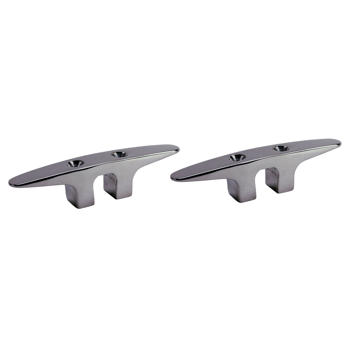 Extreme Max 3006.6759.2 Soft Point Stainless Steel Dock Cleat - 4.5", Value 2-Pack