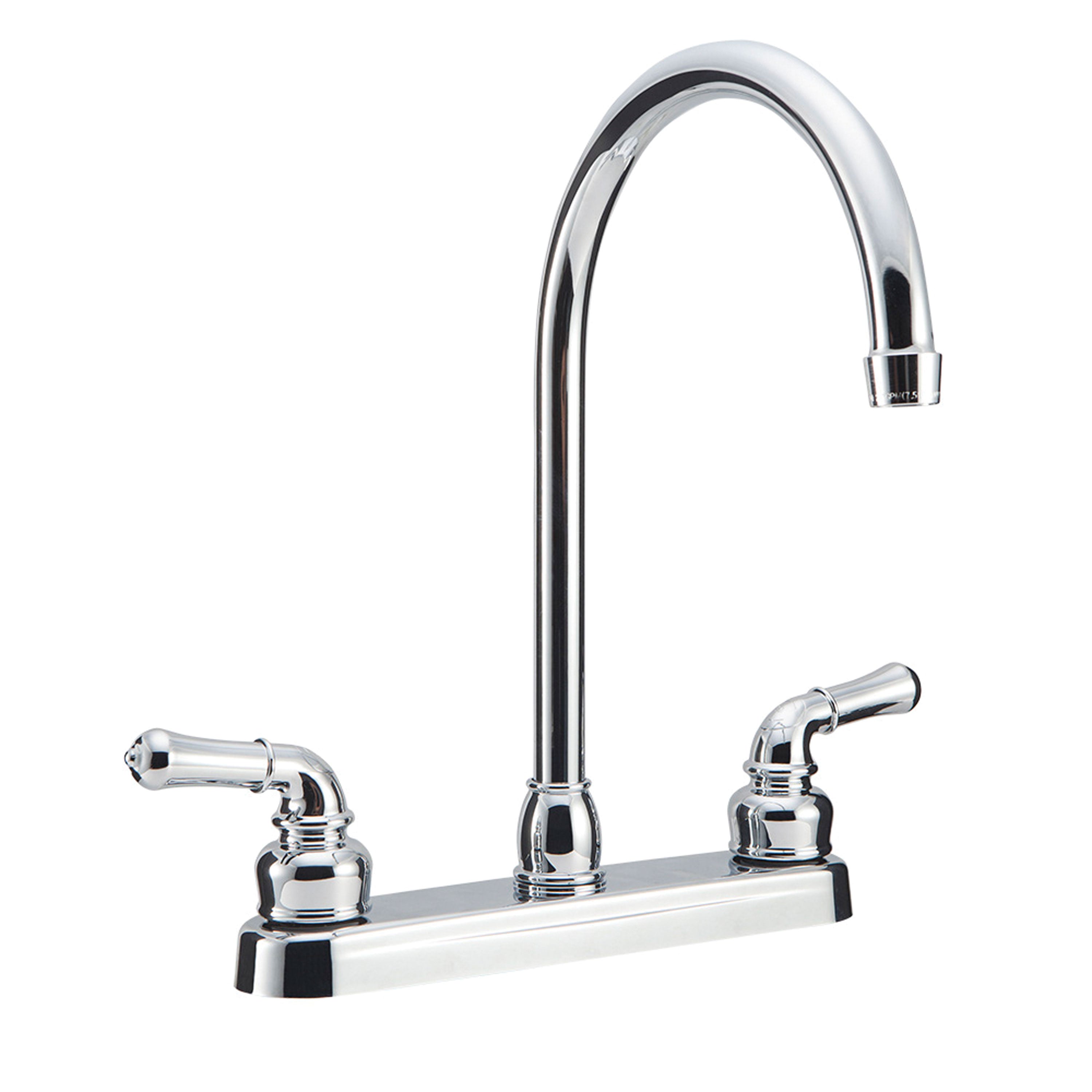 Dura Faucet J-Spout RV Kitchen Faucet - Chrome