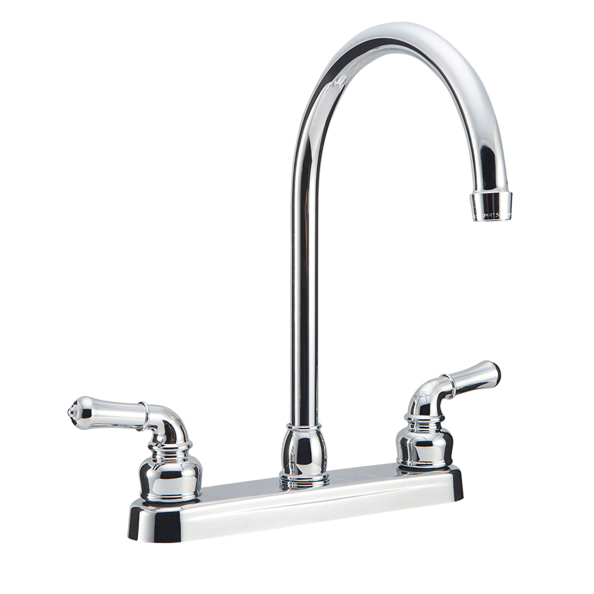 Dura Faucet J-Spout RV Kitchen Faucet - Chrome