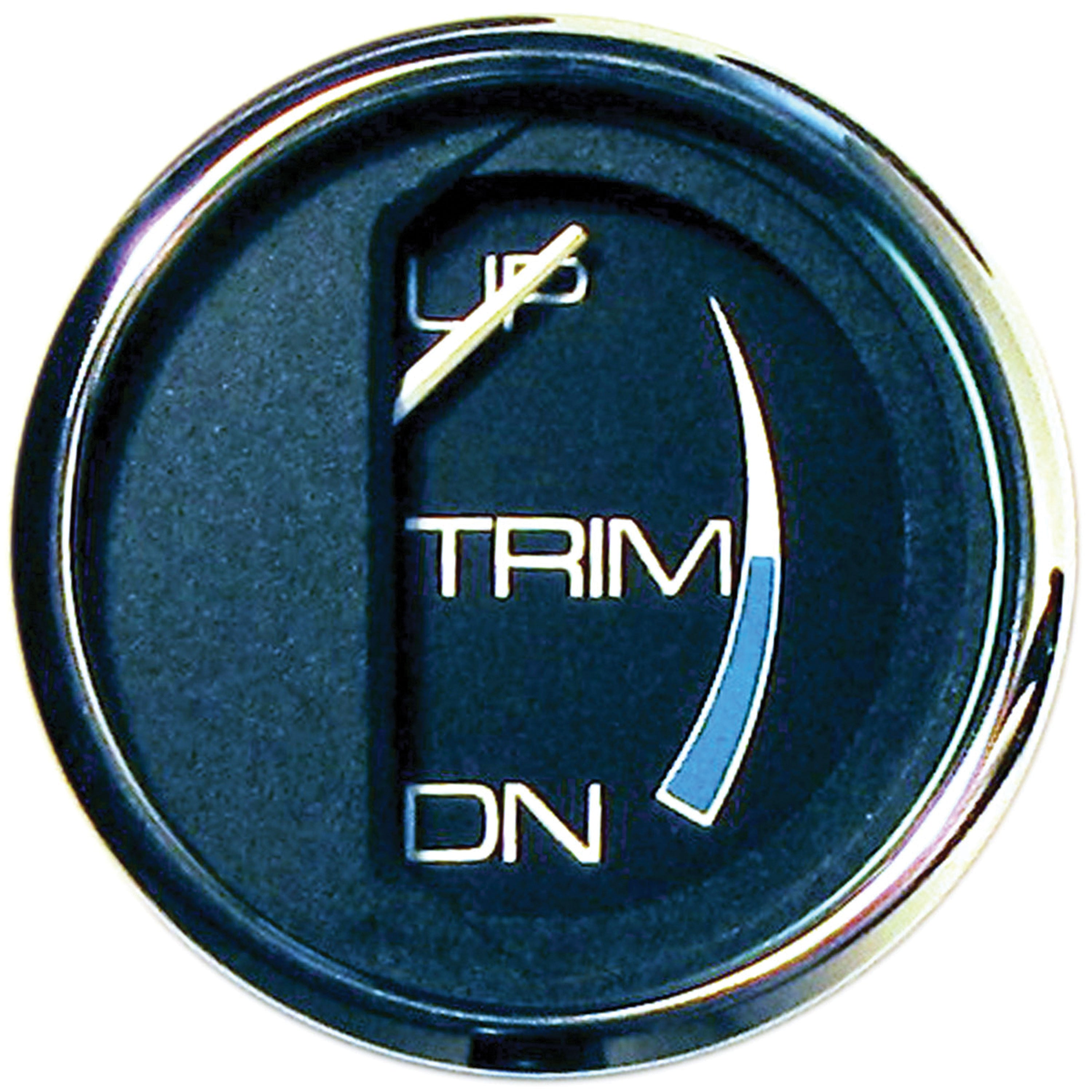 Faria 13707 Chesapeake Stainless Steel Trim Gauge (Mercury/Mariner/Mercruiser/Volvo DP/Yamaha 2001 and Newer) - 2", Black