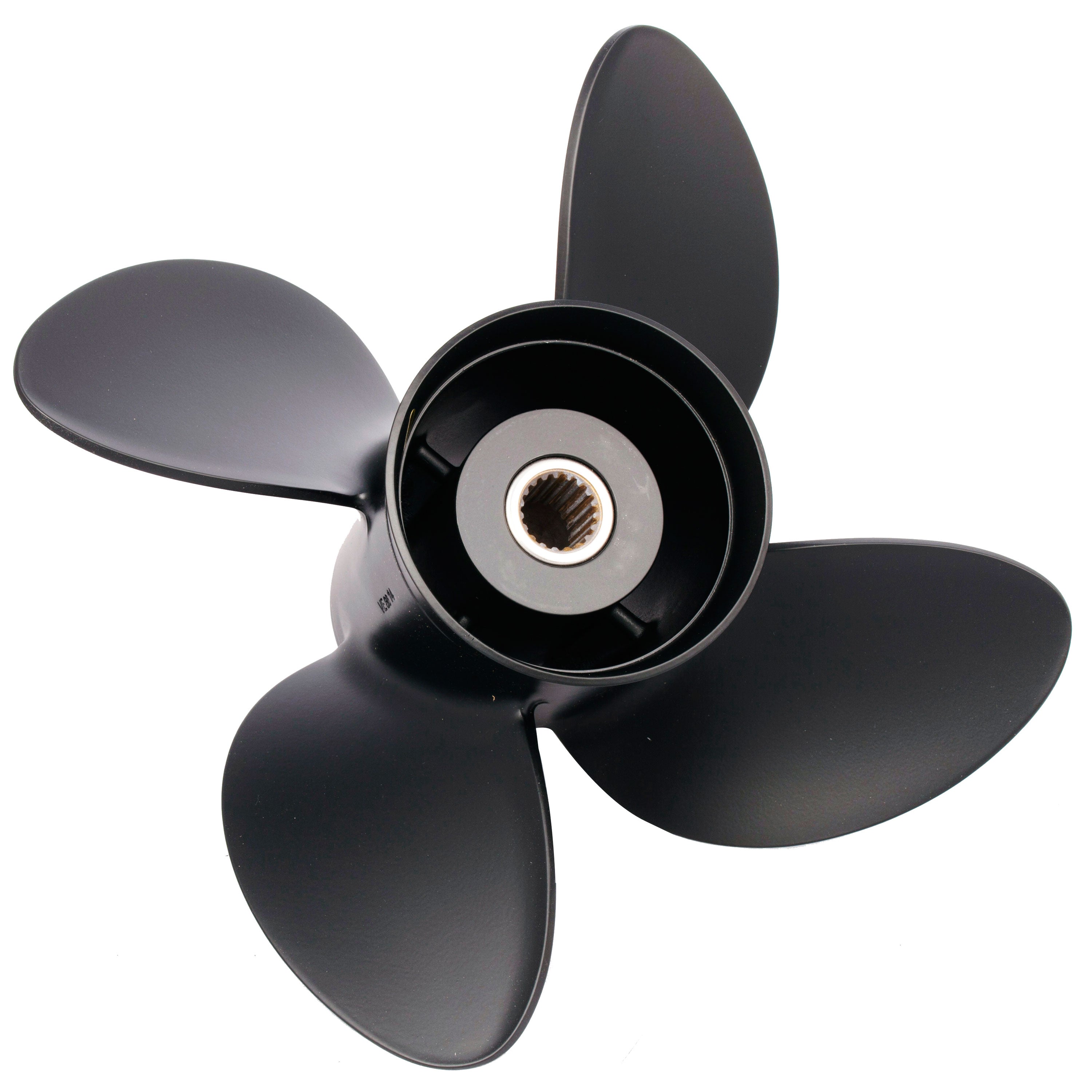 Solas 8613-145-17 Amita 4 Aluminum 4-Blade Propeller - RH, 14.5" Diameter x 17" Pitch x 19-Spline