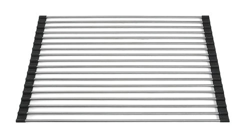 Dehco 137206 Stainless Steel Sink Roll Up Cover - 11-5/8 in. x 14-5/8 in.