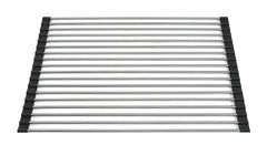 Dehco 137206 Stainless Steel Sink Roll Up Cover - 11-5/8 in. x 14-5/8 in.